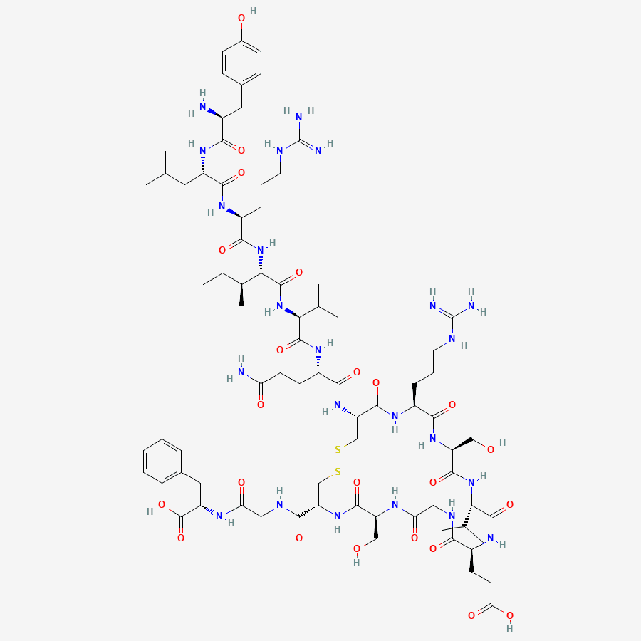 Chemical structure diagram of AOD-9604