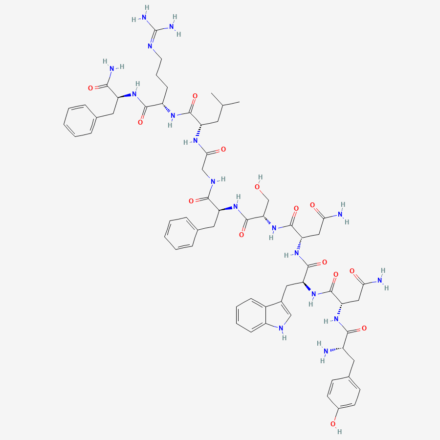 Chemical structure diagram of Kisspeptin-10