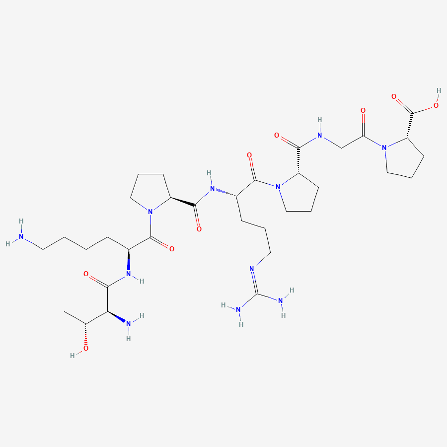 Chemical structure diagram of Selank