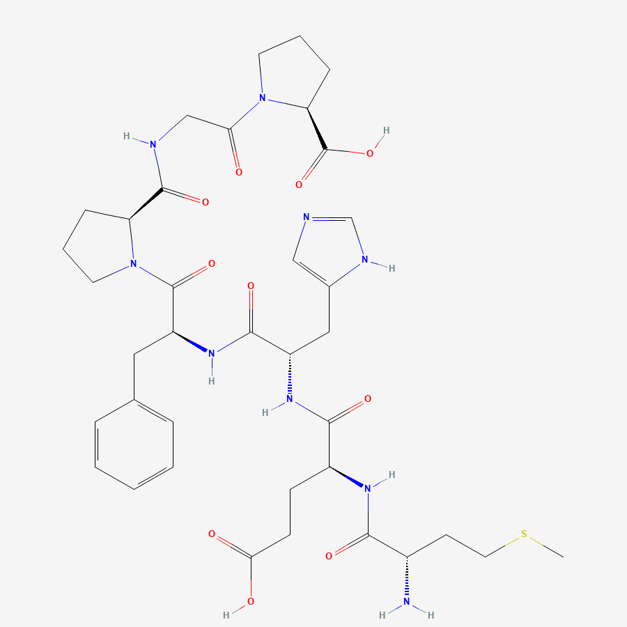 Chemical structure diagram of Semax