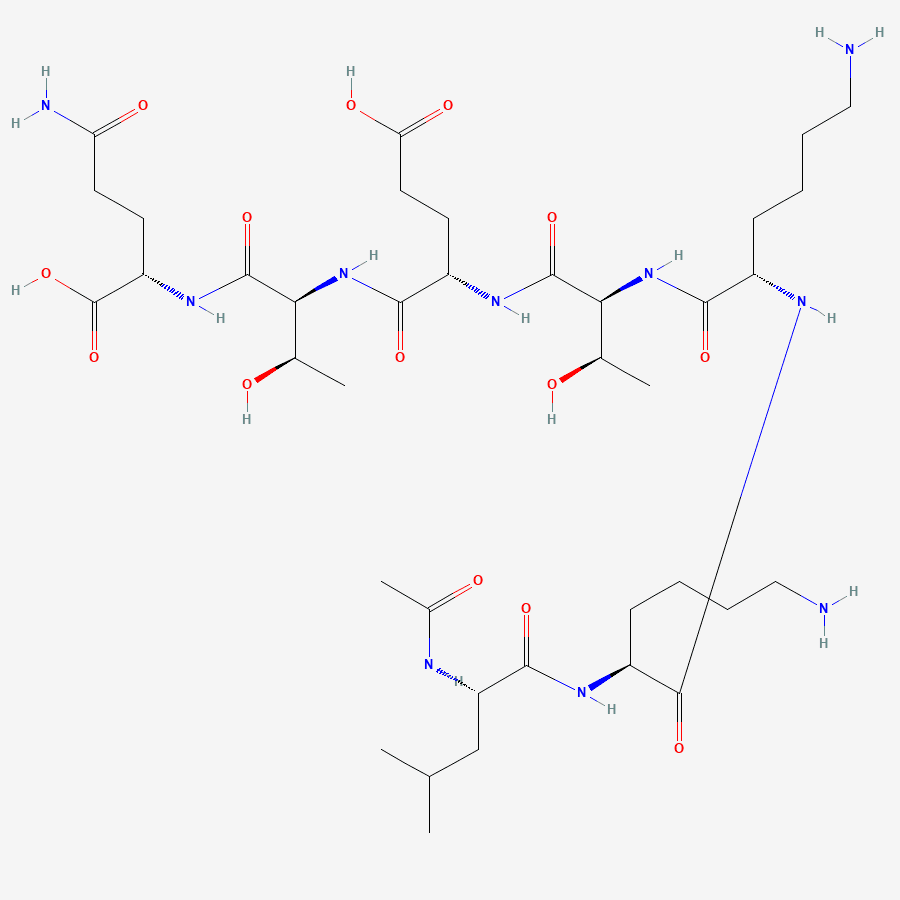 Chemical structure diagram of TB-500